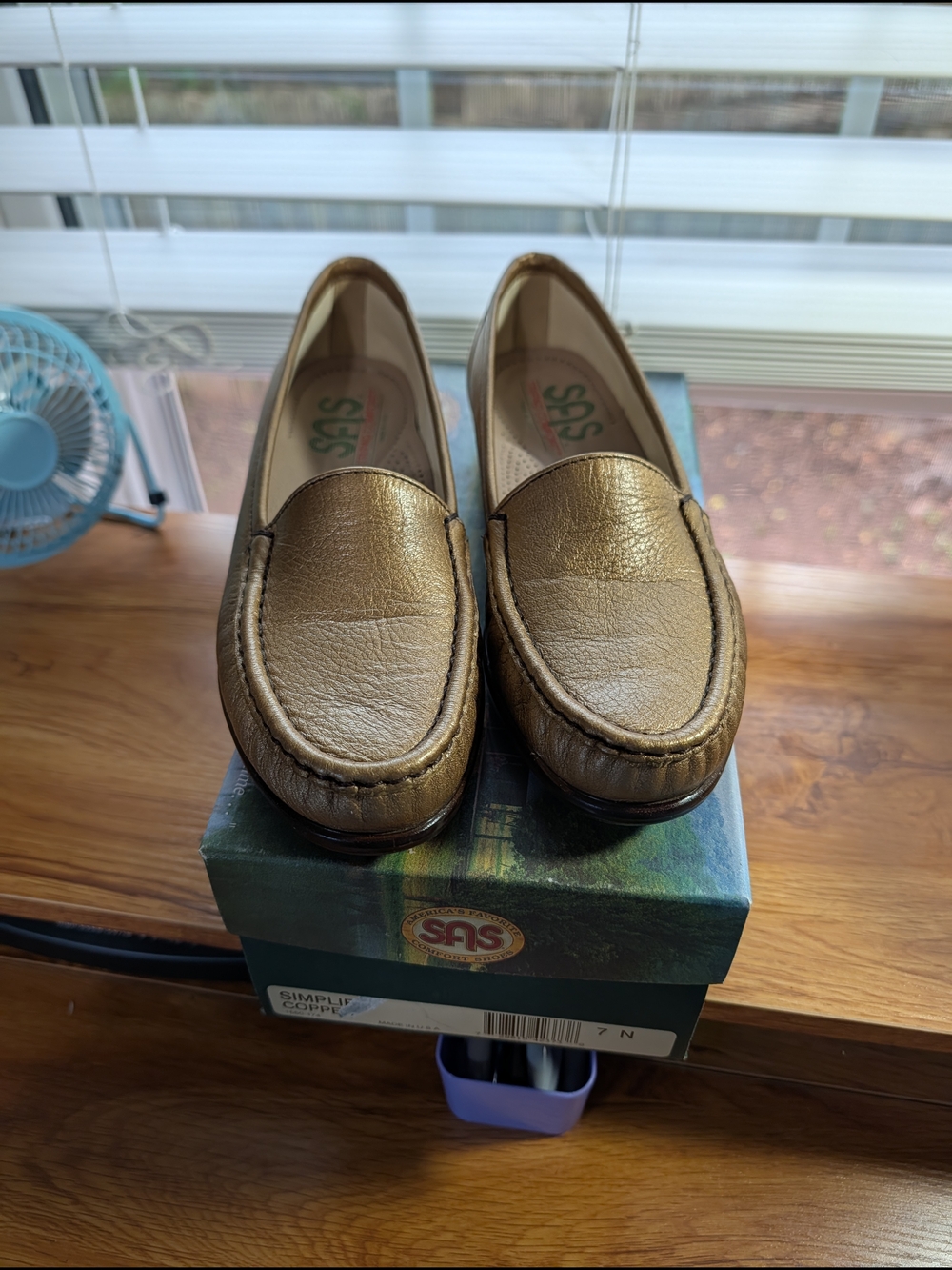 SAS Women's Simplify Cooper Leather Slip-On Loafer